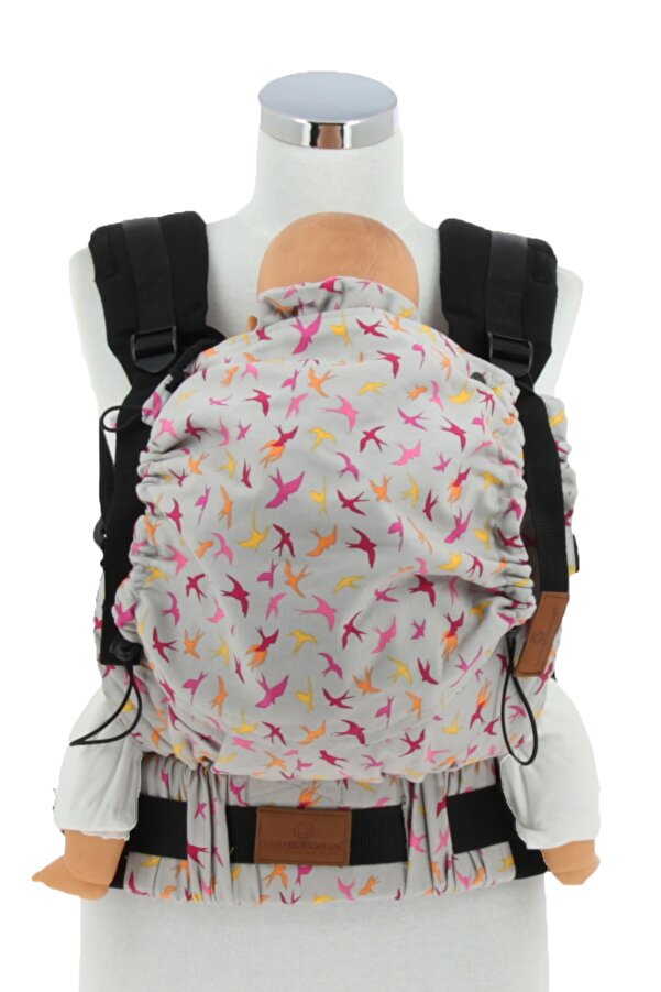 Boroosh Baby BorooshBaby Ergonomik Bebek Kangurusu 3,5-20 kg 0-4 Yaş Organik Pamuk CPC sertifika