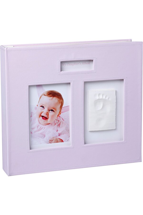 Baby Memory Prints Prints Deri Hatıra Albümü Pembe