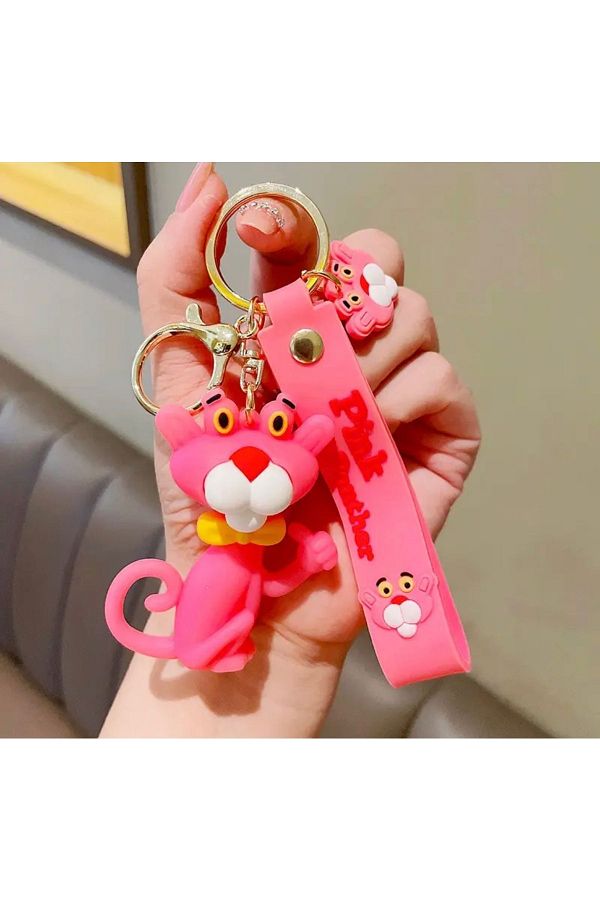 Pink panther keychain new arrivals