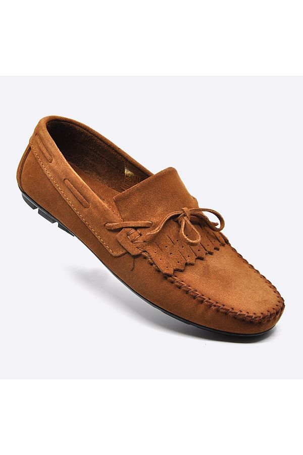 Fosco-Suede Leather Tan Loafer Casual Men's Shoes 9860 113 1