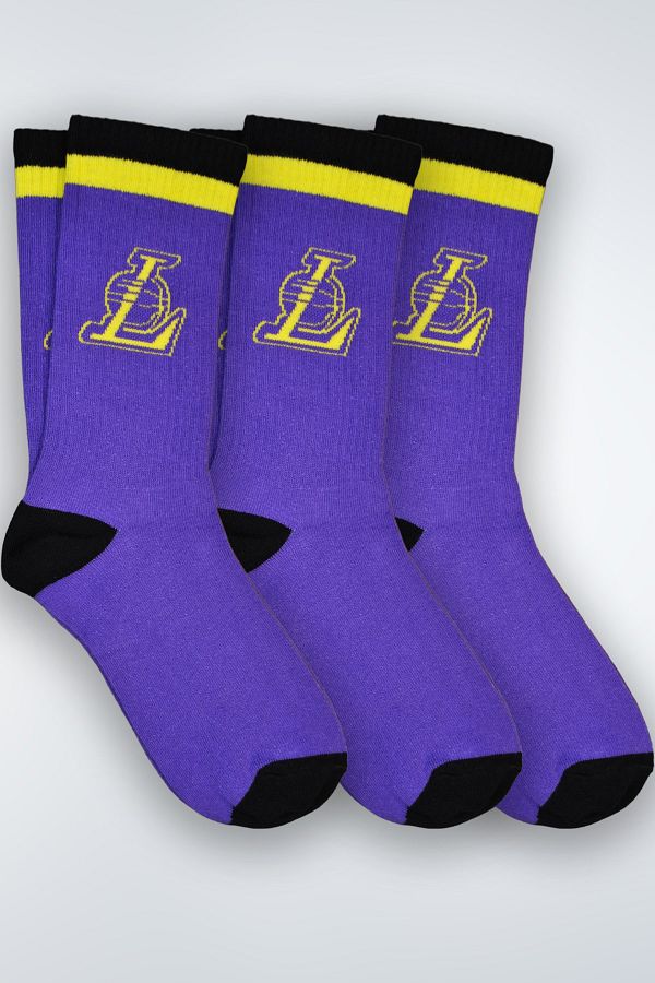 Purple lakers socks new arrivals