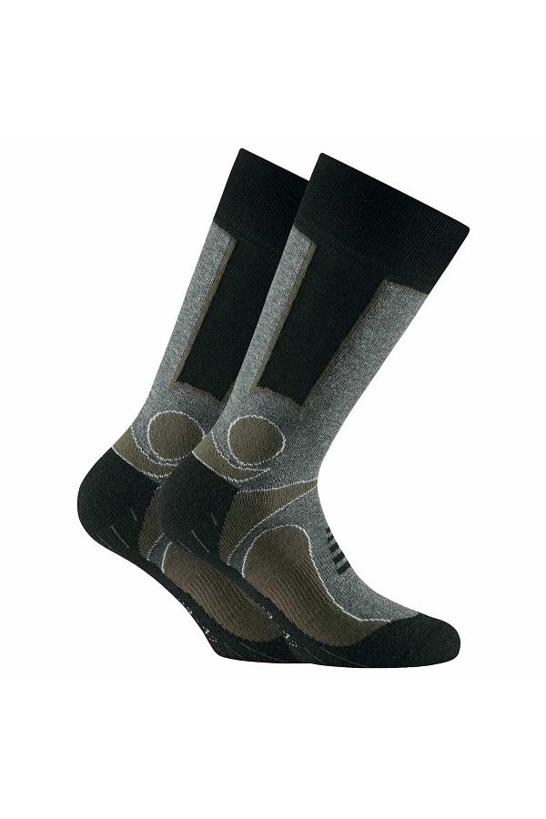 Rohner-Unisex Trekkingsocken, 2er Pack - Basic Outdoorsocken, Sportsocken 1