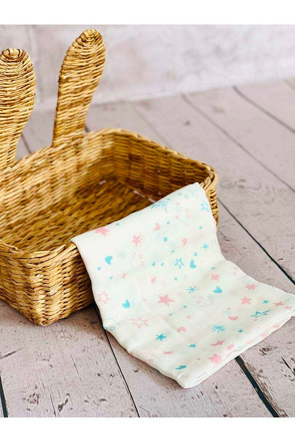JUN PERUS 100 Bamboo Multi Purpose Muslin Cloth Cover Blanket 80x80 Trendyol