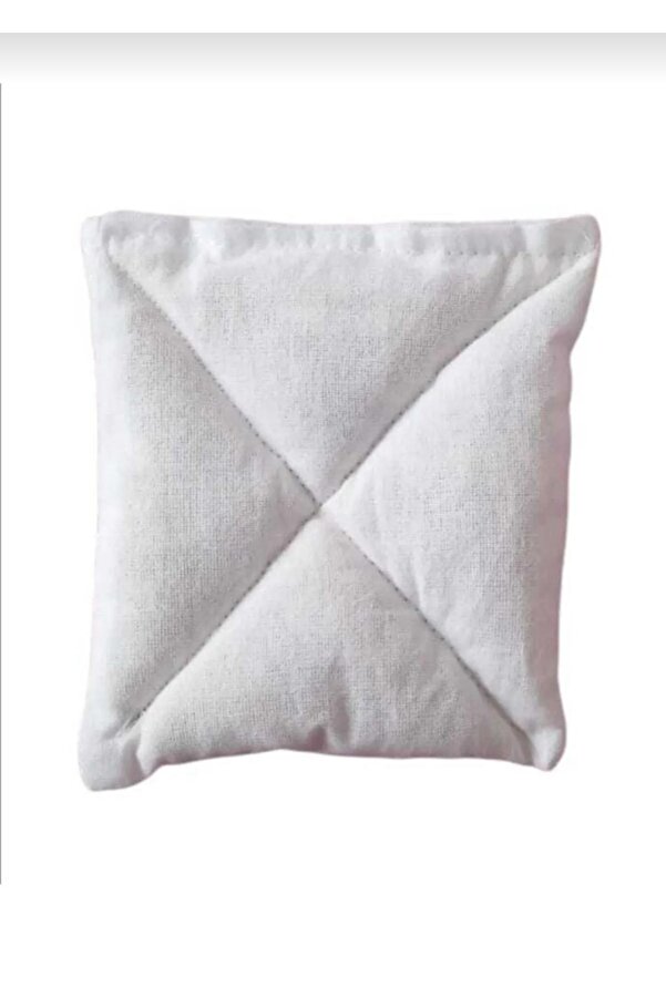 ALERSS Yıkanmamış Koyun Yünü Dolgulu Öksürük Ve Ağrı Için 15x15 Cm Bebek Ebat Sırt Veya Göğüs Yastığı
