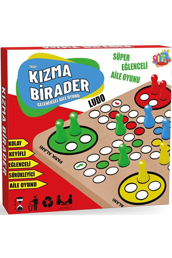 Ritoys Ahşap Kızma Birader Geleneksel Aile Oyunu