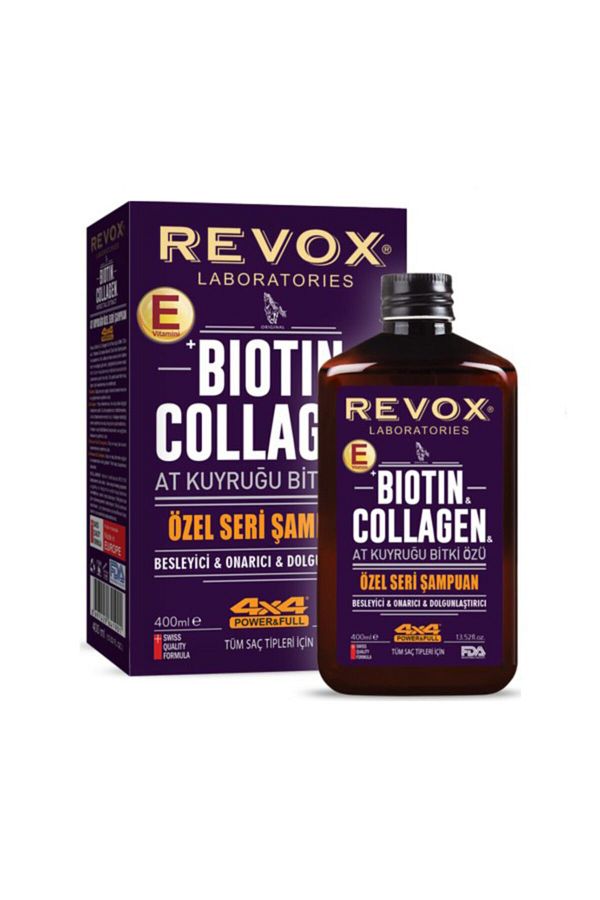 Revox-400 ml Biotin and Collagen Ponytail Shampoo 1