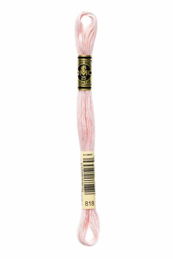 Dmc-Muline Hand Embroidery Threads - 8 M - Color No 818 1