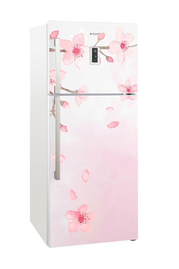 Tilki Dünyası-Refrigerator Door Covering Sticker 0106 1