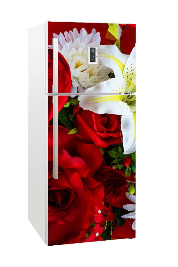Tilki Dünyası-Refrigerator Door Covering Sticker 0021 1