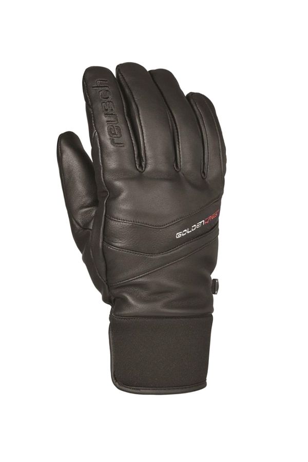 Reusch-Mănuși de schi unisex Golden Crest negre 1