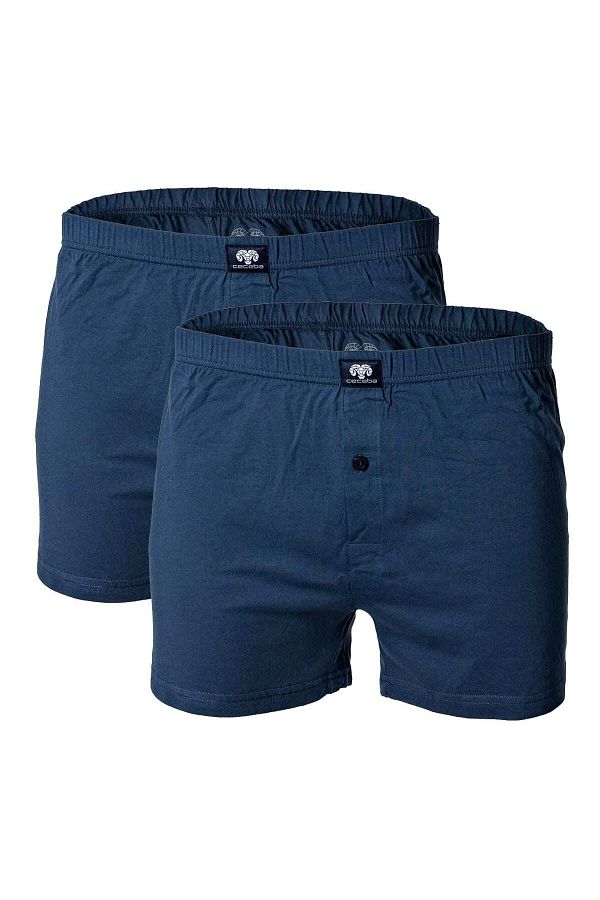 Ceceba-Herren Shorts, 2er Pack - Boxershort, Basic, Baumwolle, M-8XL, einfarbig 1