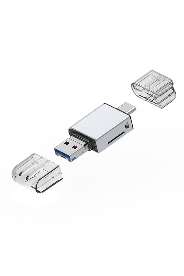 Ally-Usb 3.0+type-c+lightning Sd Card Reader - Fast Card Reader 1