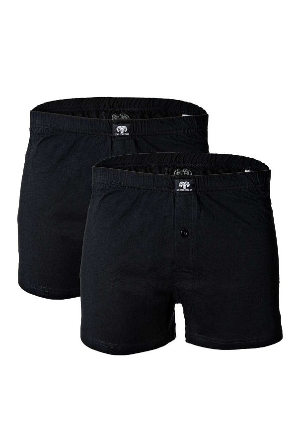Ceceba-Herren Shorts, 2er Pack - Boxershort, Basic, Baumwolle, M-8XL, einfarbig 1
