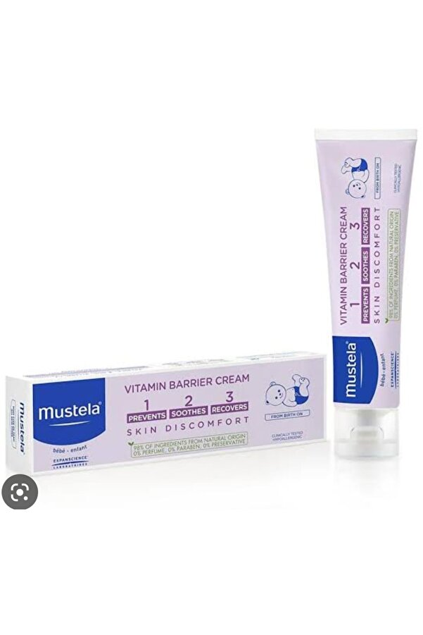 Mustela Vitamin Bariyer 1 2 3 Pişik Kremi 100 Ml.