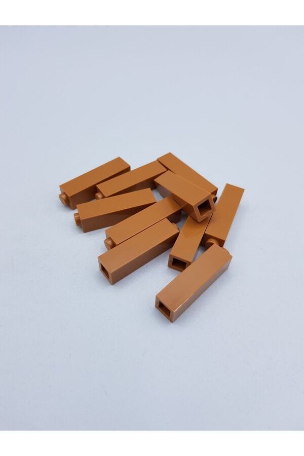 LEGO Orjinal Aksesuar Custom Moc Creator Brick 1 X 1 X 3 Açık Kahverengi Tuğla 4 Adet Gönderilecek