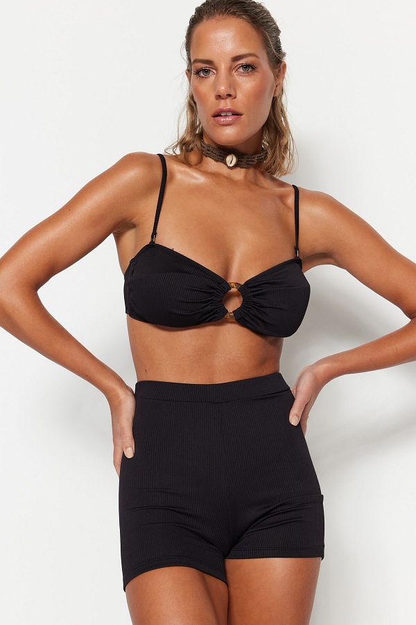 High waisted shorts bikini clearance