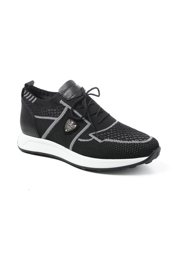 Deriden Men s Sneakers Er 35000 Black Gray Trendyol