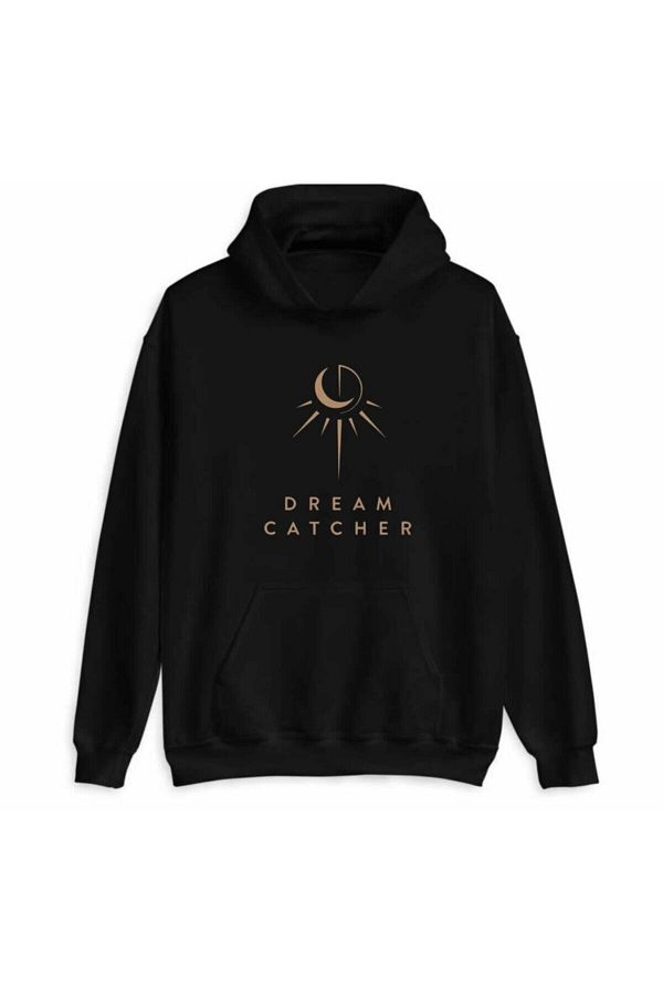 Resiliente Kpop Dreamcatcher Hooded Sweatshirt Unisex Black Trendyol