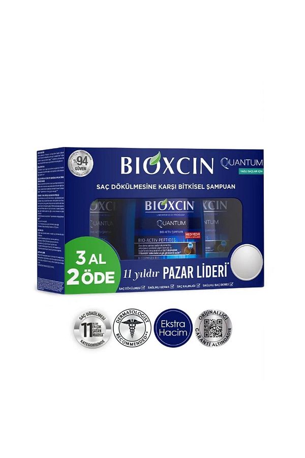Bioxcin-Kvantový šampon Koupit 3 Získejte 2 3x300 ml pro mastné vlasy-vb809 1