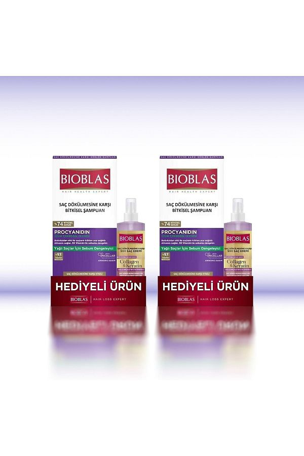 Bioblas-Shampoo for Oily Sheets 360 ml + Sheet Cream 115 ml 1