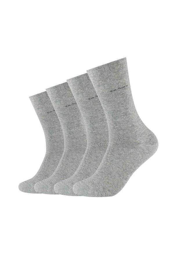 camano-Unisex-Socken – weiche Socken, einfarbig, 4er-Pack 1