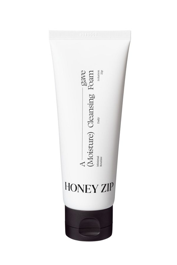 HONEY ZIP-Honeyzip Agave Moisture Cleansing Foam 120gr- Moisturizing Cleansing Foam-with Salicylic Acid (BHA) 1