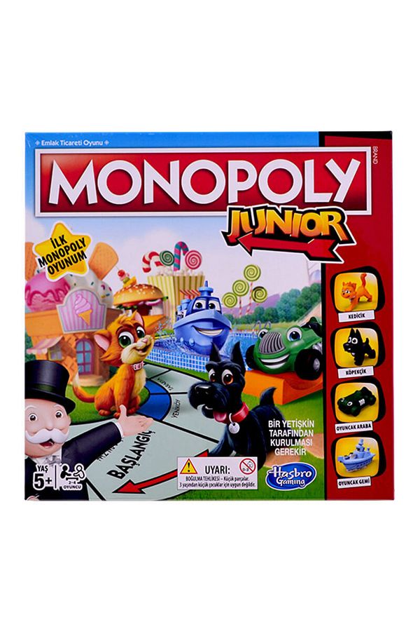 Hasbro Yayınları-Hasbro A6984 - Monopoly Junior Board Game 1
