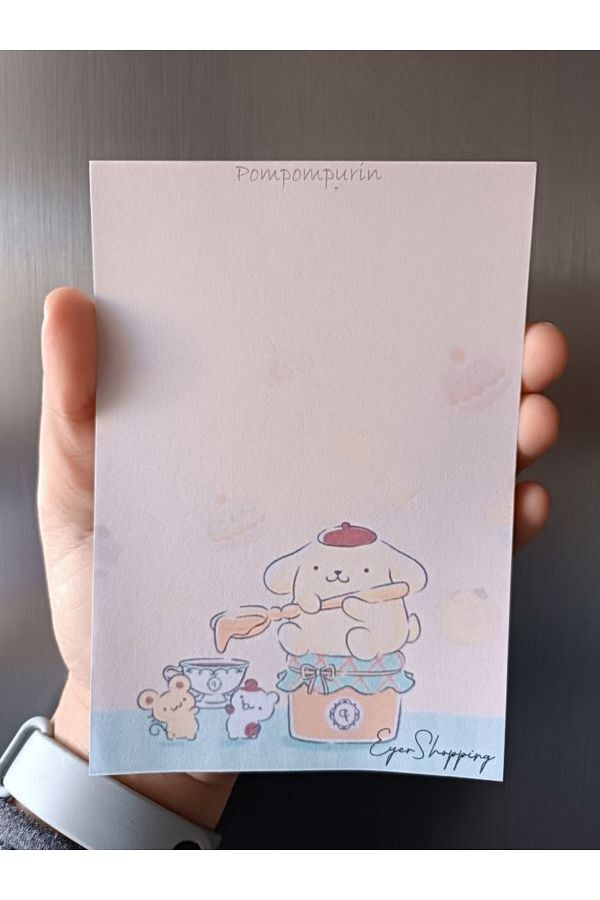 EyER Shoping-Sanrio Hello Kitty Figured To Do List Memo Pad Design Notebook Yellow 1