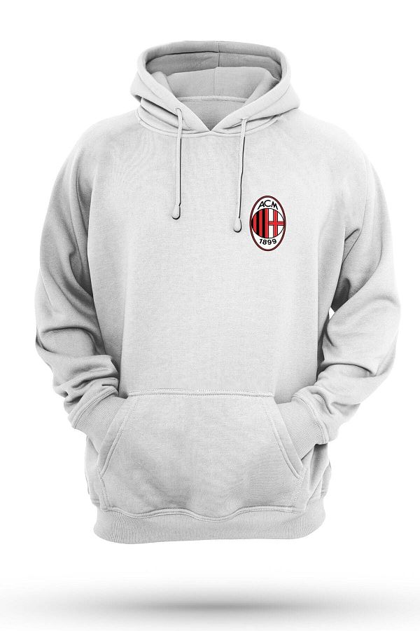 FULL TOLERANCE Hungry. Milan Football Team Hooded Sweatshirt Pullover Trendyol