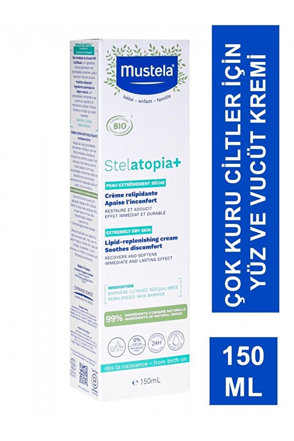 Mustela Stelatopia+ Lipit Yenileyici Krem 150 Ml