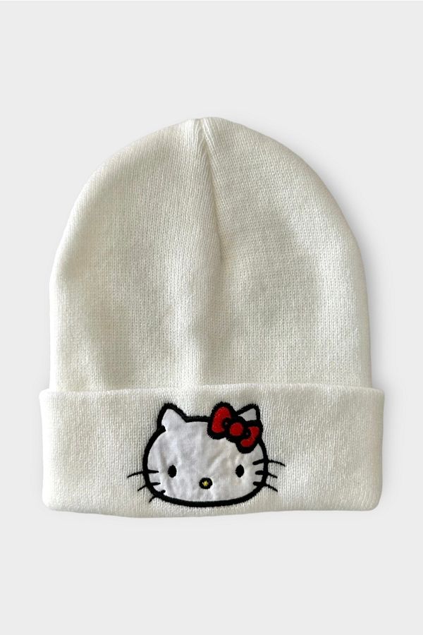 Ef Butik Hello Kitty White Beret Trendyol