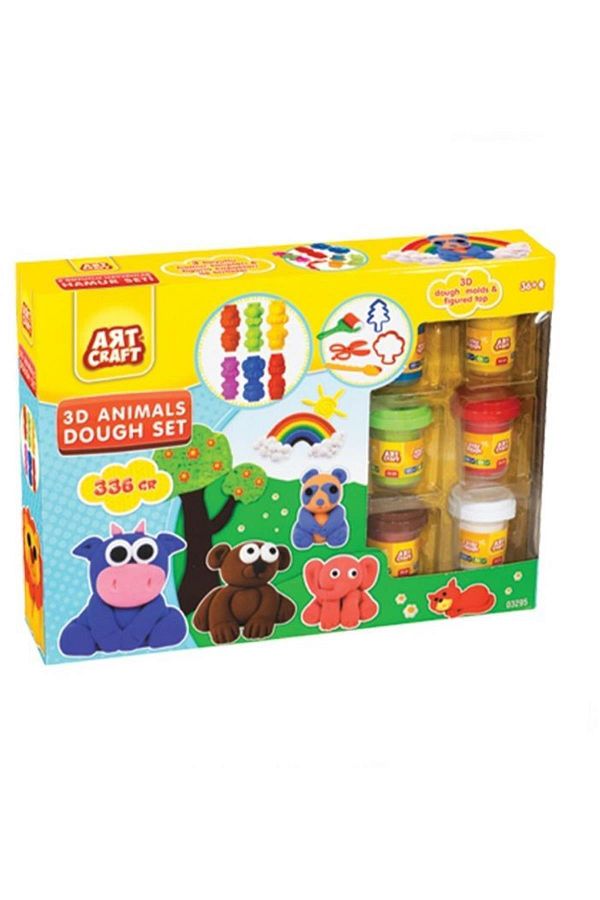 DEDE-Art Craft Three Dimensional Animals Play Dough Set 1