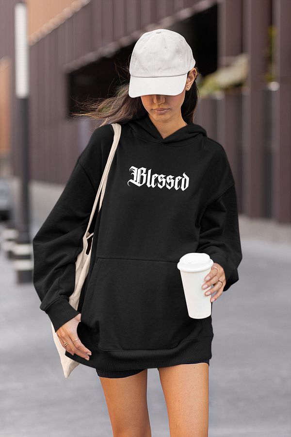 Thick black sweatshirt 2025