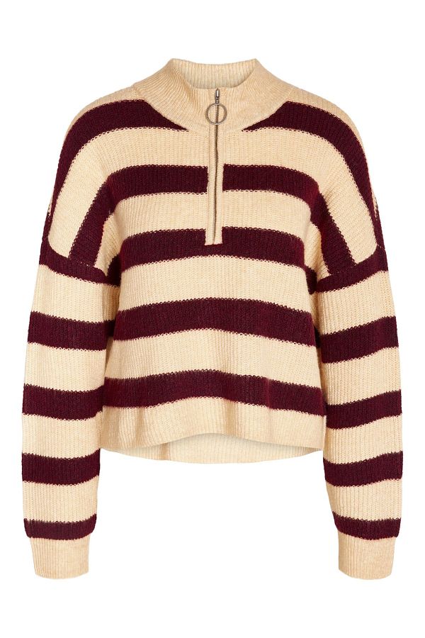 Noisy May-Windsor Wine IRISH CREAM Pullover für Damen/Mädchen 1