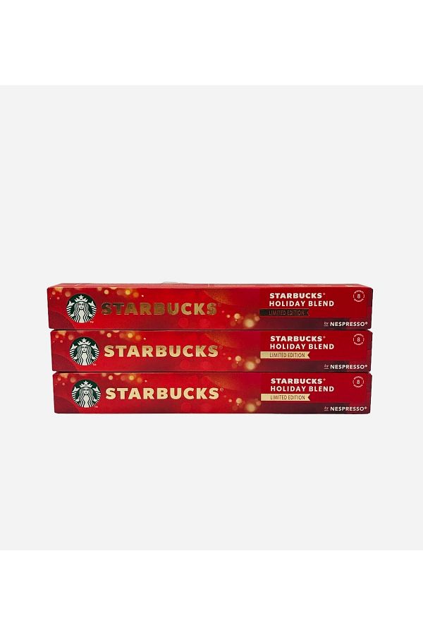 Nespresso-Starbucks Holiday Blend Christmas Coffee - 10 X 3 Boxes Megashopp 1