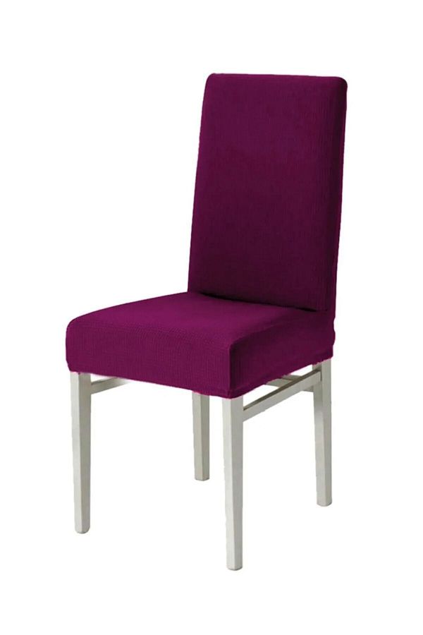 FurkanTicaret Chair Cover Lycra Washable Flexible Elastic Bamboo Chair Cover Pack of 6 Trendyol