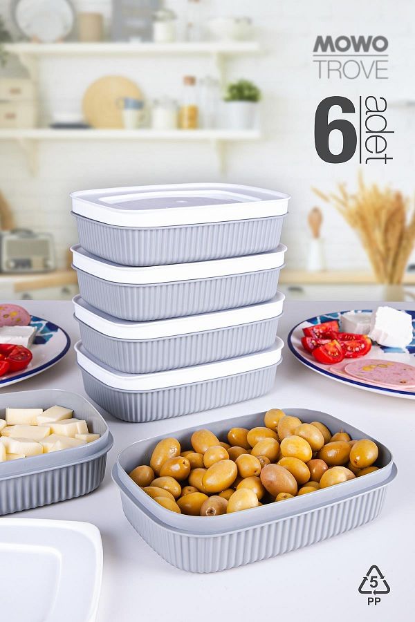 Mowo Home-600 Ml Breakfast Refrigerator Storage Container 1