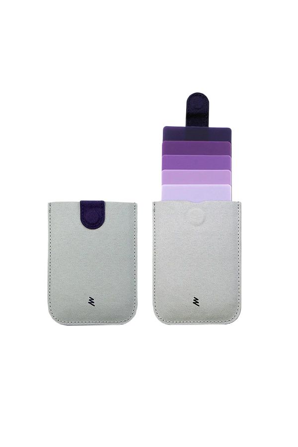 DaxWallet-Dax Pull-Tab Card Holder Violet Purple 1