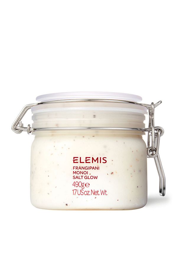 Elemis-Frangipani Monoi Salt Glow Body Scrub - Purifying and Brightening Body Peeling 490 gr 1