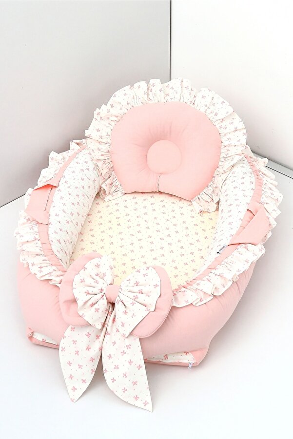 Umaybebek Babynest, Bebek Uyku Yatağı 0-2 Yaş - %100 Pamuk - Prenses