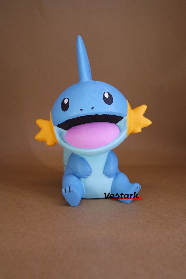 Vestark-Pokemon Mudkip 3d Print Figure 1