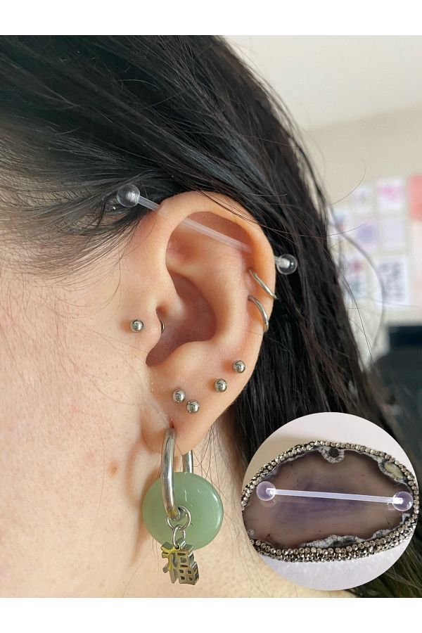 Bioplast body jewelry on sale