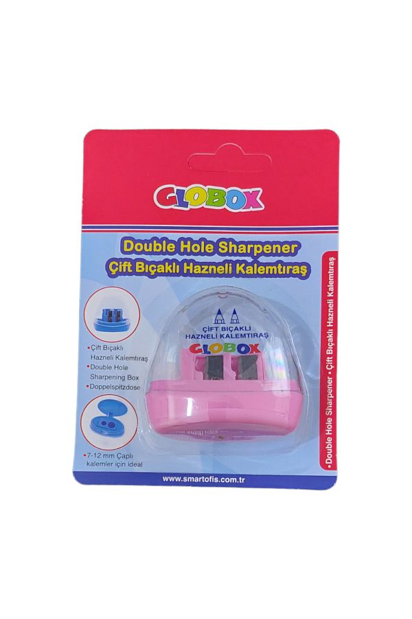 Globox-Double Chamber Pencil Sharpener For Jumbo And Regular Pencil Sizes 1