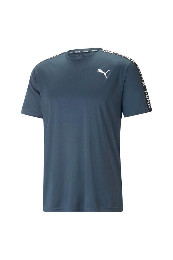 Puma Fit Taped Tee Dark Night Dark Green Men s T Shirt Trendyol