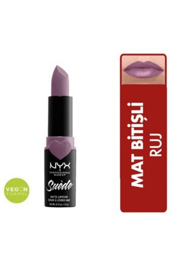 NYX Professional Makeup-Professional Makeup Suede Matte Lipstick Violet Smoke 1