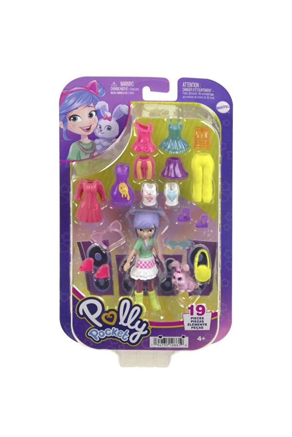 Polly Pocket Farklı Kombin Eğlencesi HKV88 HKV94 Lisanslı Ürün