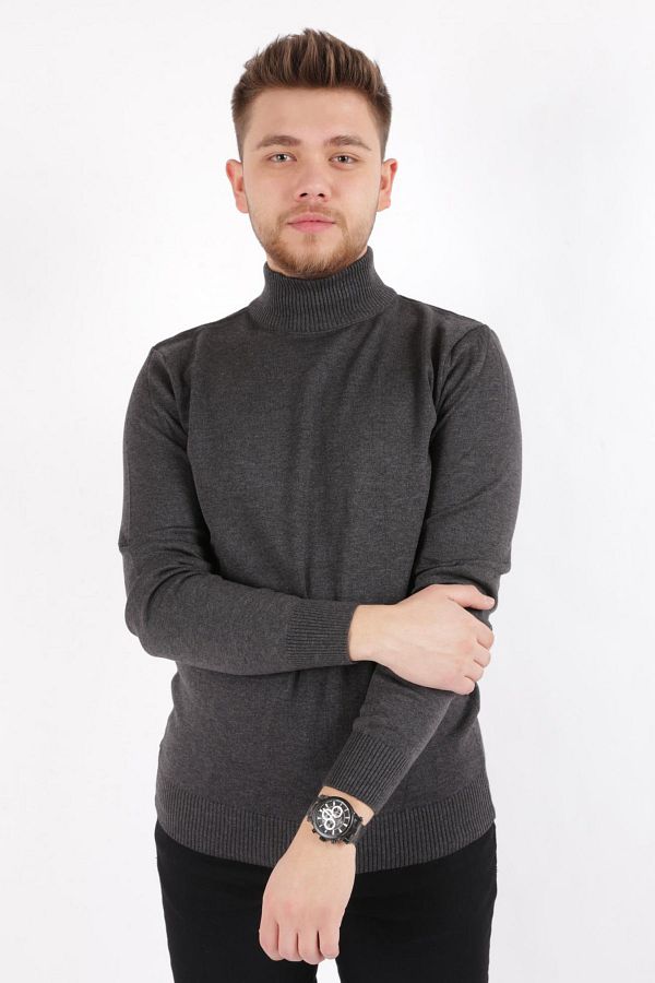 Half turtleneck sweater mens clearance