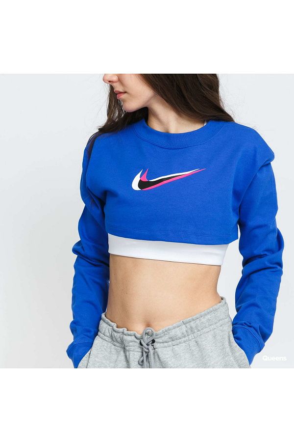 Nike crop top blue top