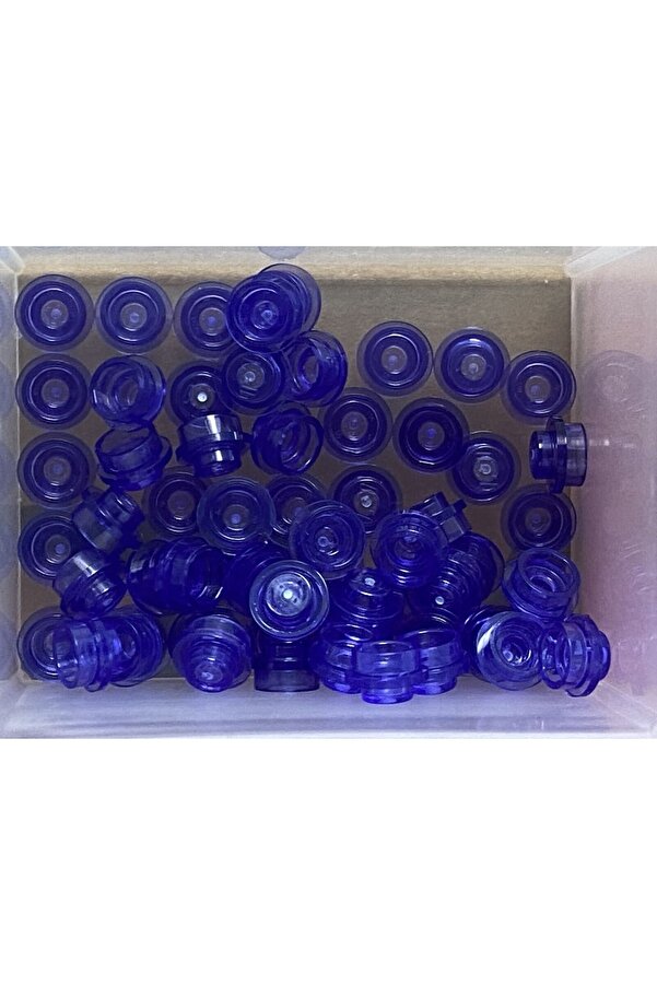 LEGO Orjinal Aksesuar Custom Moc Creator Plate 1 X 1 Şeffaf Mor Düz Tuğla 8 Adet Gönderilecek