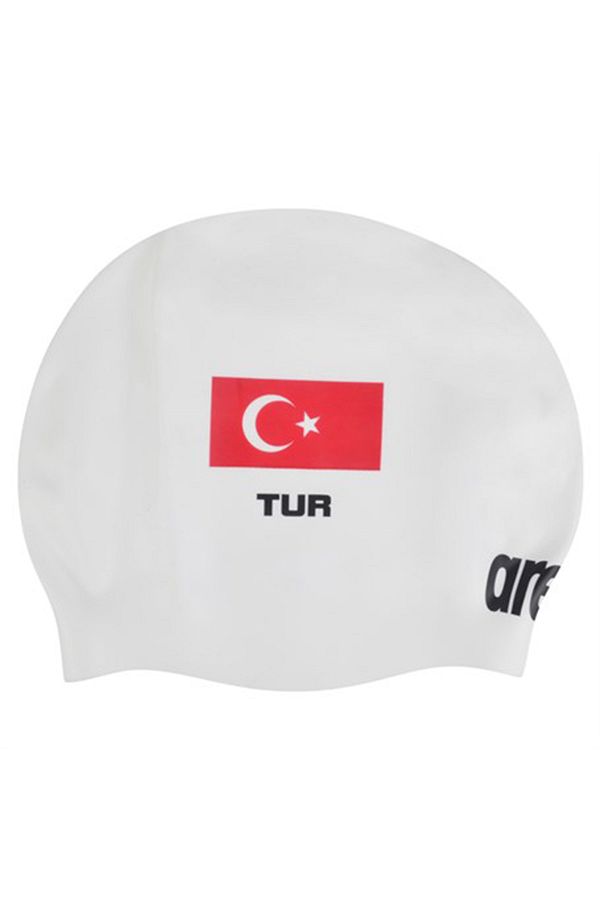 ARENA-Moulded Turkey Flag Unisex Beyaz Yüzücü Bone 1e668e 1